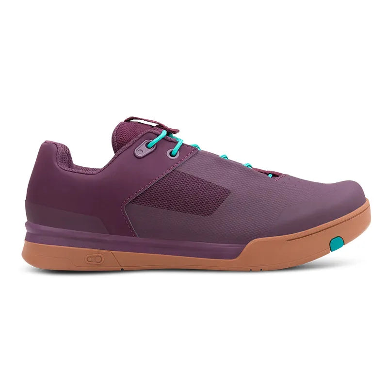 Crankbrothers Shoes Mallet Lace Purple / Teal Blue - Gum outsole