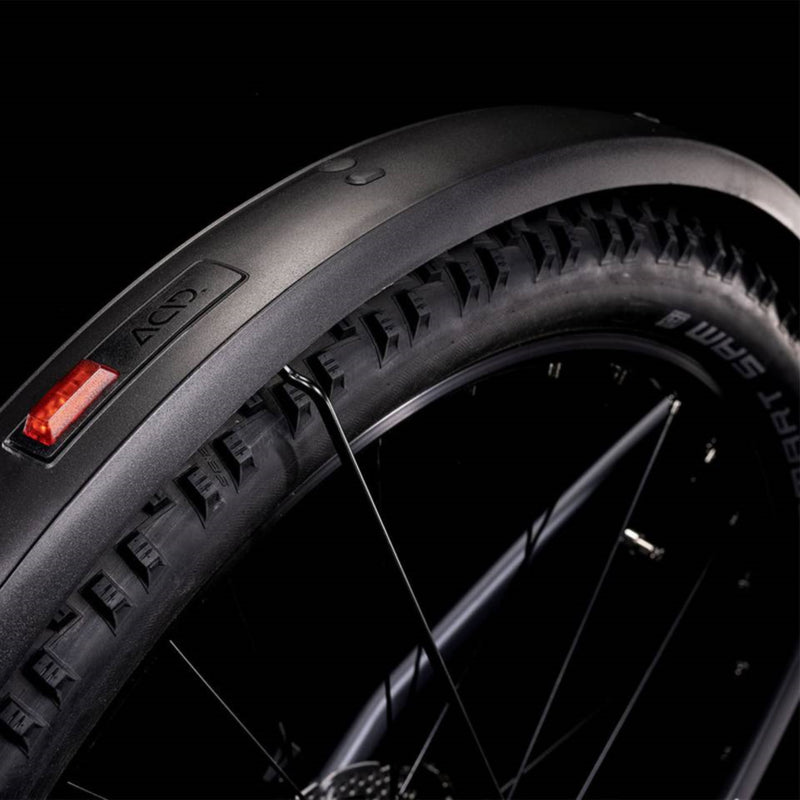 Cube Reaction Hybrid Performance 500 Allroad Electric Bike 504Wh Battery Metallic Grey 'n' White