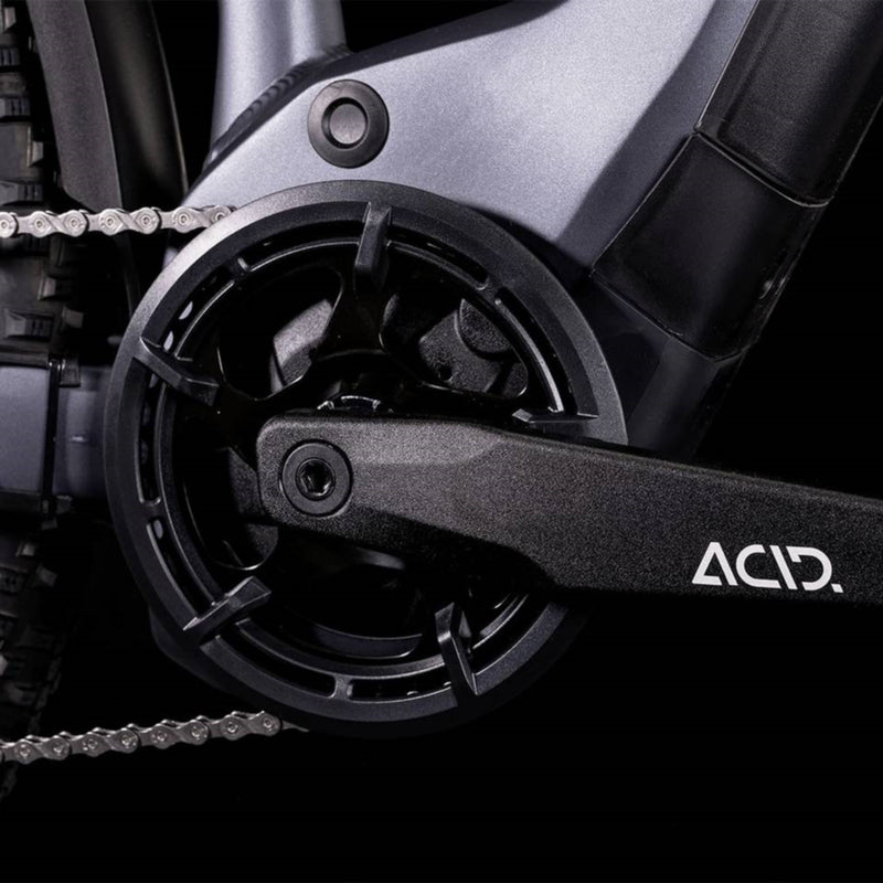 Cube Reaction Hybrid Performance 500 Allroad Electric Bike 504Wh Battery Metallic Grey 'n' White