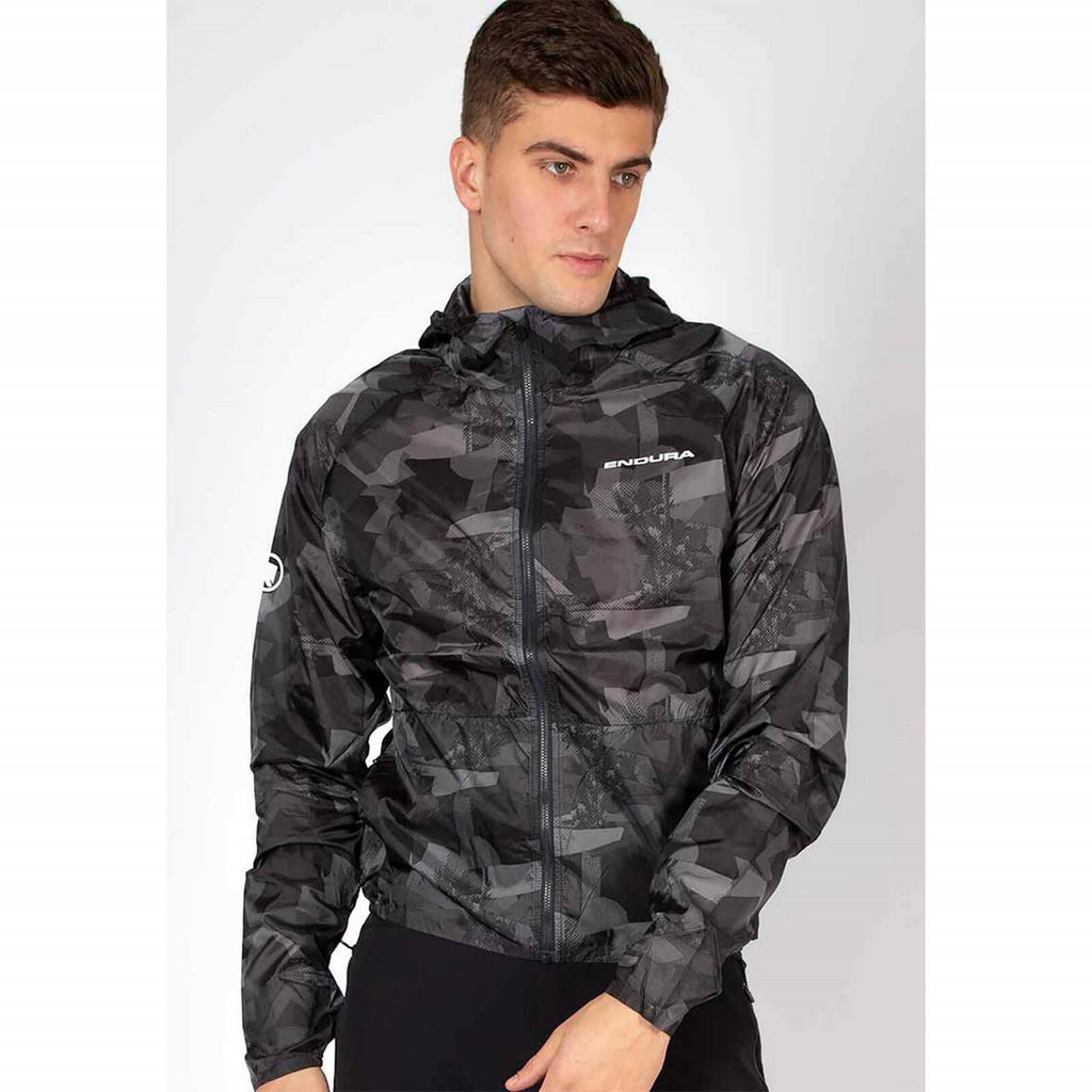 Endura Jacket SingleTrack DuraJak Grey Camo –
