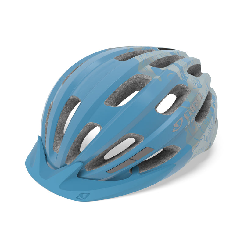 Giro Vasona Women’s Helmet Ice Blue with Flowers