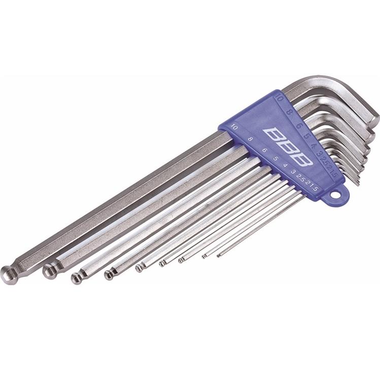 BBB HexSet 9pc L-Shape Hex Key Set