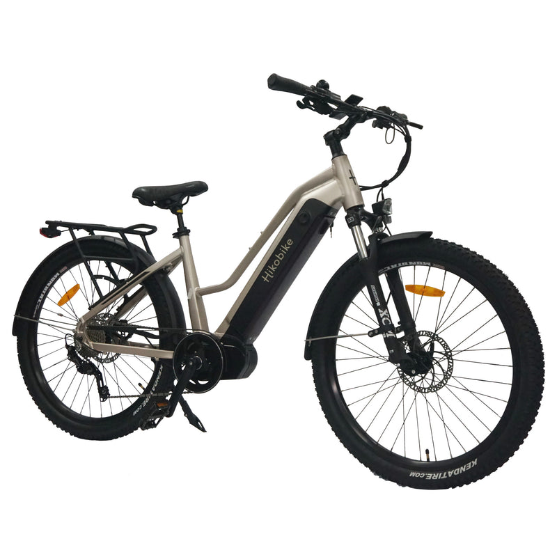 Hiko Rangler Electric Bike 672Wh Battery Iridium Silver