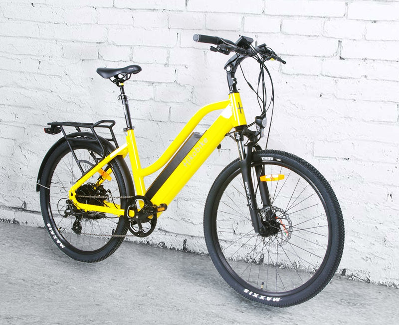Hiko Pulse 26" Wheel Electric Hybrid Bike 13AH Battery Yellow