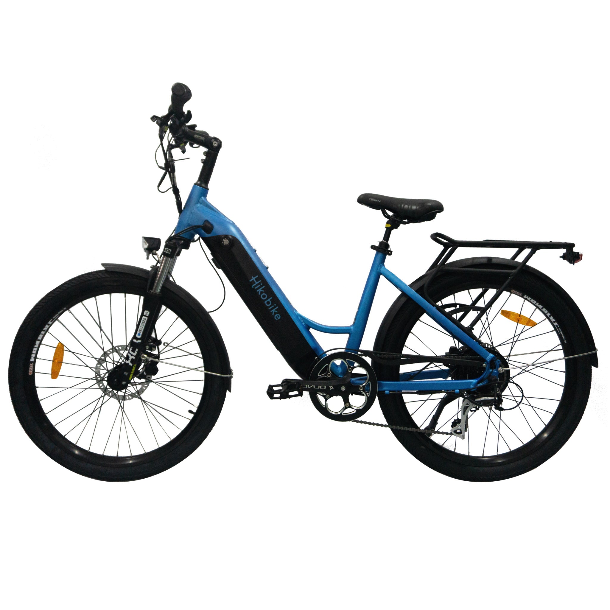 Hiko Scout Electric Bike 500Wh Battery Blue 99bikes .nz