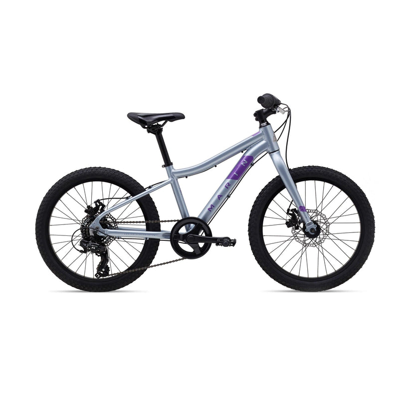 Marin Hidden Canyon 20" Kids Mountain Bike Gloss Silver/Purple