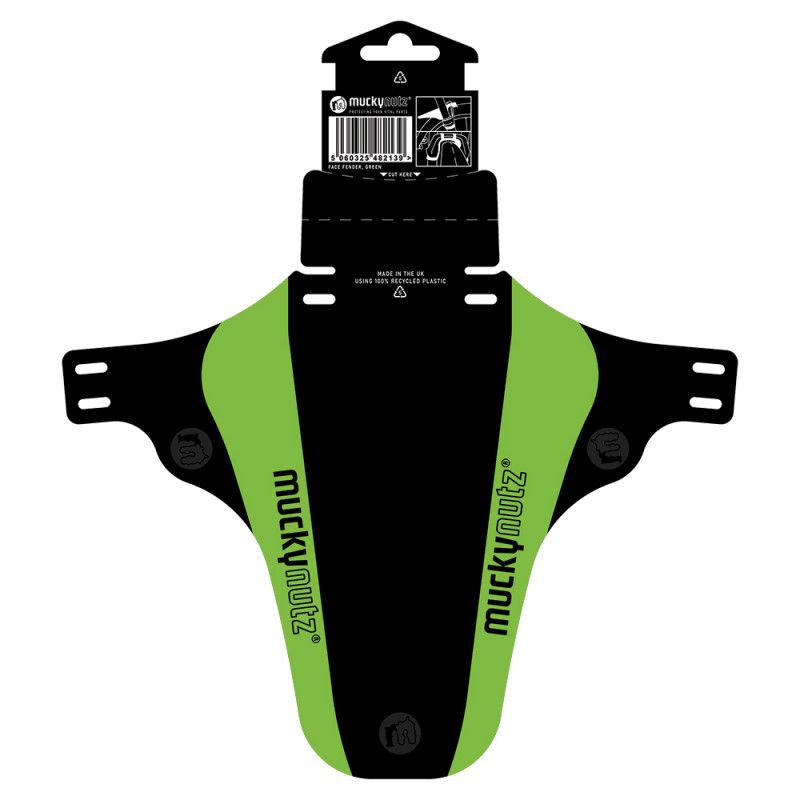 Mucky Nutz Guard New Face Fender Front Green