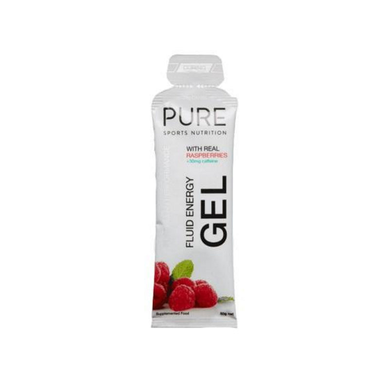 PURE Energy Gel 50g Raspberry with Caffeine