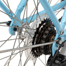 Pedal Uptown DLX 7-Speed Cruiser Bike Light Blue