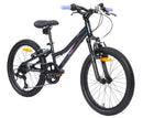 Pedal Zap 20” Kids Bike Black/Pink