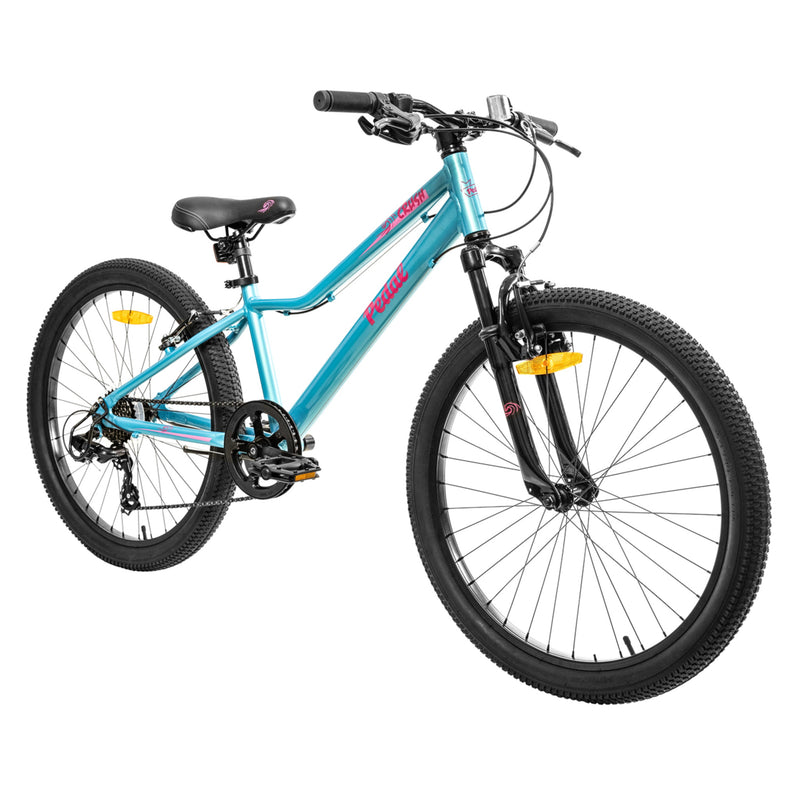 Pedal Crush 24" Kids Bike Teal/Pink