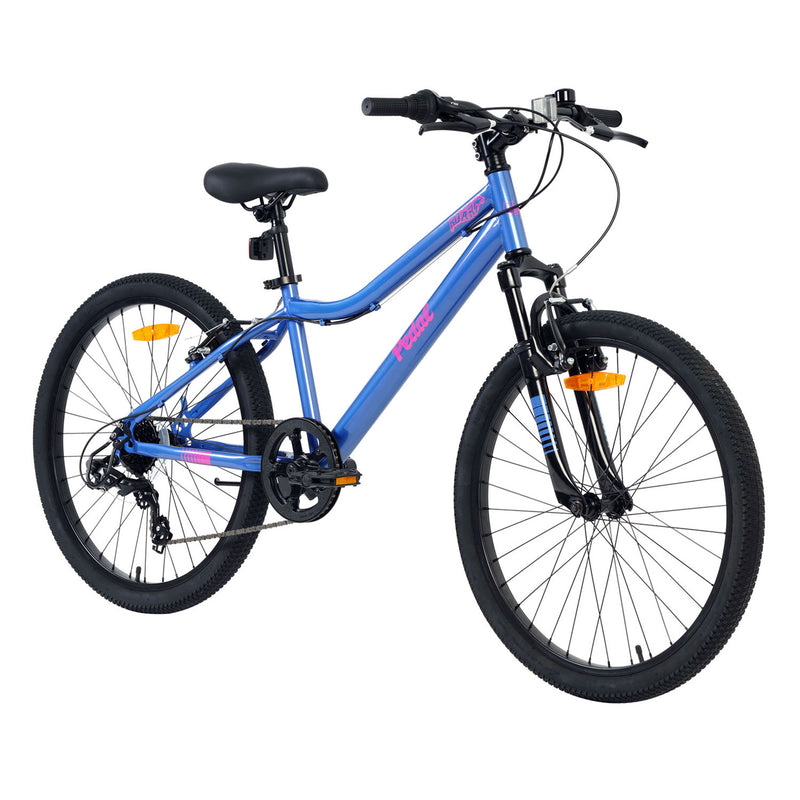 Pedal Roar 24" Kids Bike Steel Blue Pink