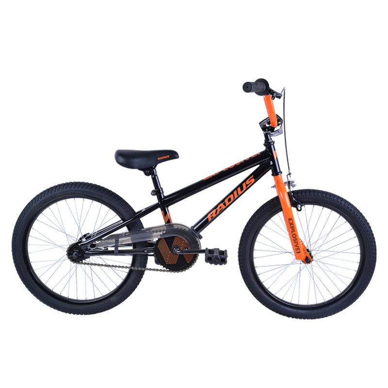 Radius Explosive Mini 20" Kids Bike Black/Orange