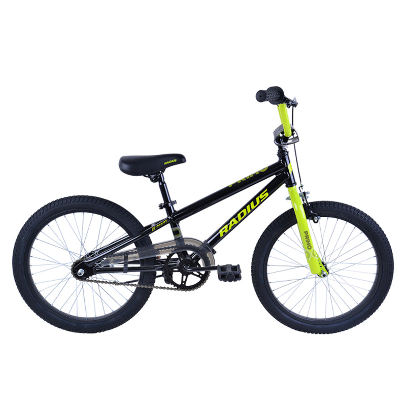 Radius Primo 20" Kids BMX Bike Gloss Black/Lime