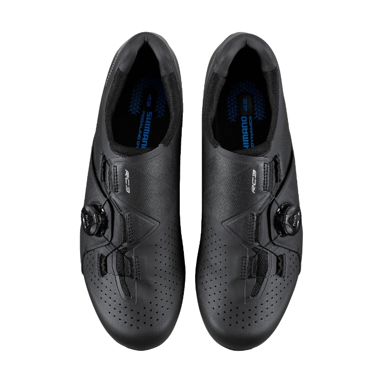 Shimano RC300 E-Wide Road Shoes Black