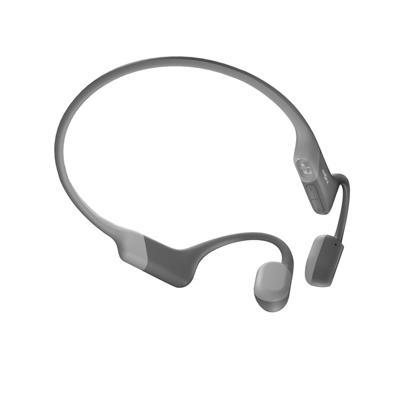 Shokz OpenRun Bone Conduction Bluetooth Headphones Grey