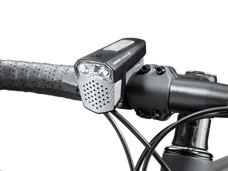 Topeak Light & Horn Soundlite USB 70 Lumens