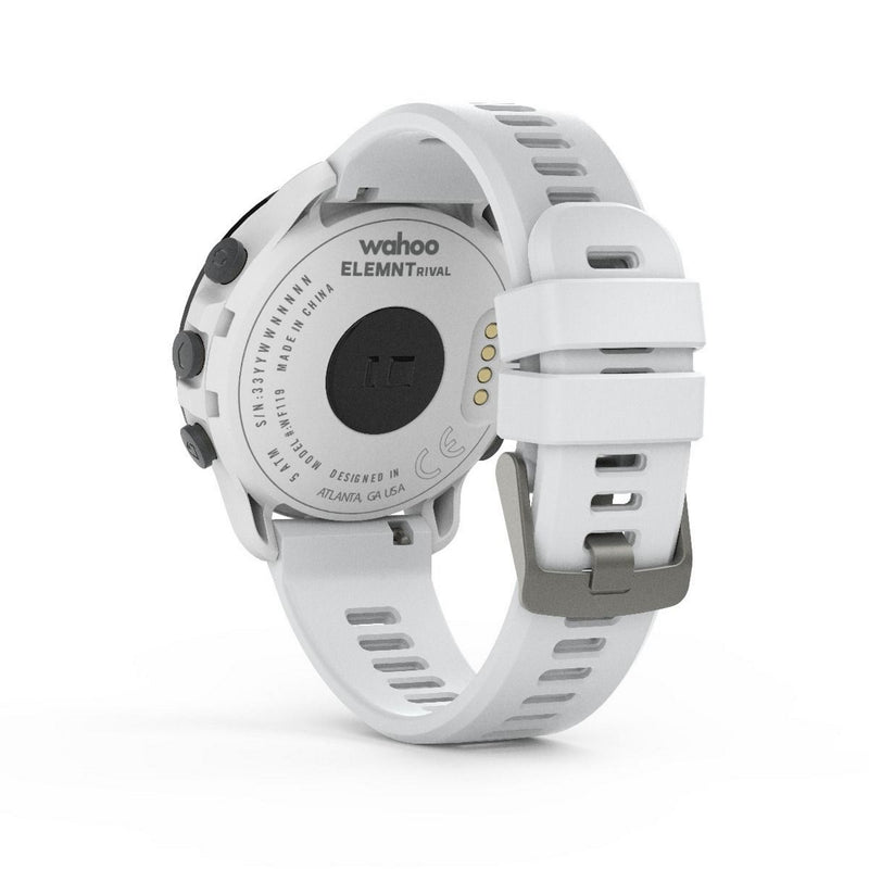 Wahoo ELEMNT RIVAL Multisport GPS Watch Kona White