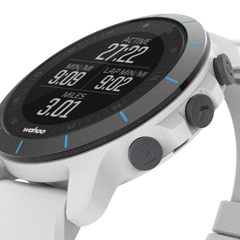 Wahoo ELEMNT RIVAL Multisport GPS Watch Kona White