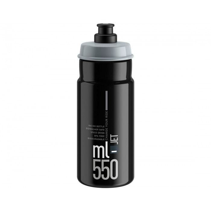 Elite Bottle Jet 550ml Black/Grey