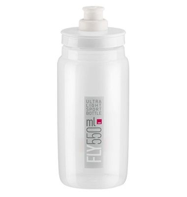 Elite Bottle Fly Ultralight 550ml Clear/Grey Logo