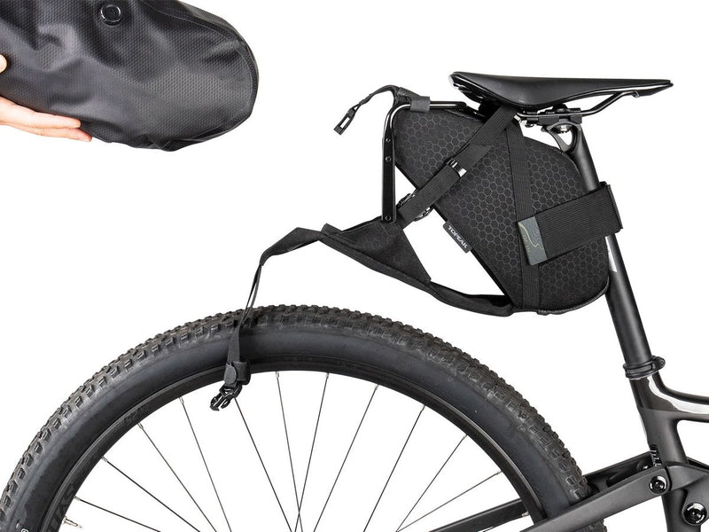 Topeak Bikepacking Backloader X 10L Black Seatpost mount bag w/ waterproof inner bag