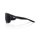 100% Norvik Sunglasses Matte Black with Grey Peakpolar Lens