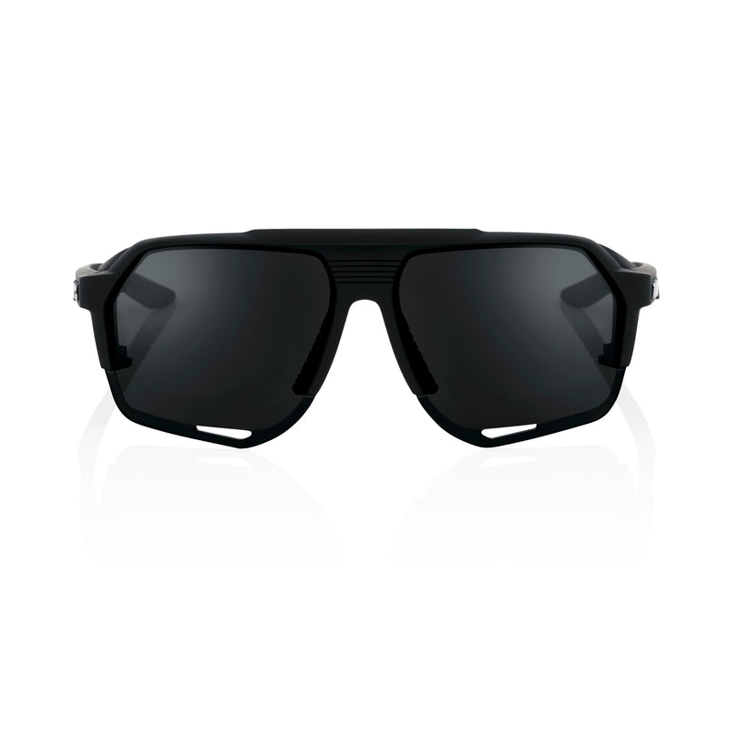 100% Norvik Sunglasses Matte Black with Grey Peakpolar Lens