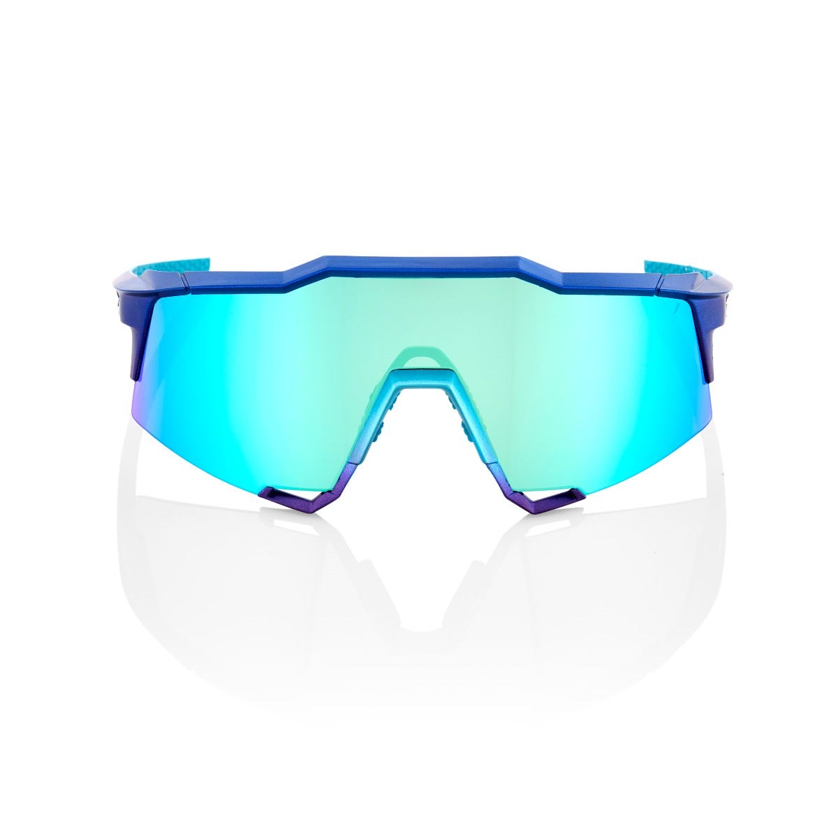 100% Speedcraft Sunglasses Metallic Blue Topaz