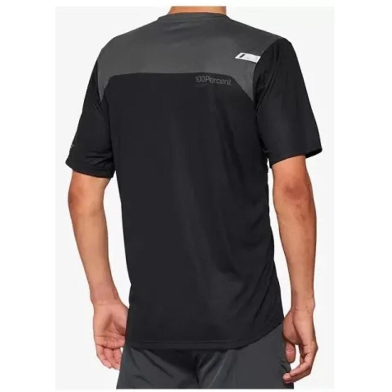 100% Airmatic Short Sleeve Jersey Charcoal