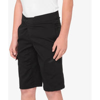 100% RIDECAMP Youth Shorts Black
