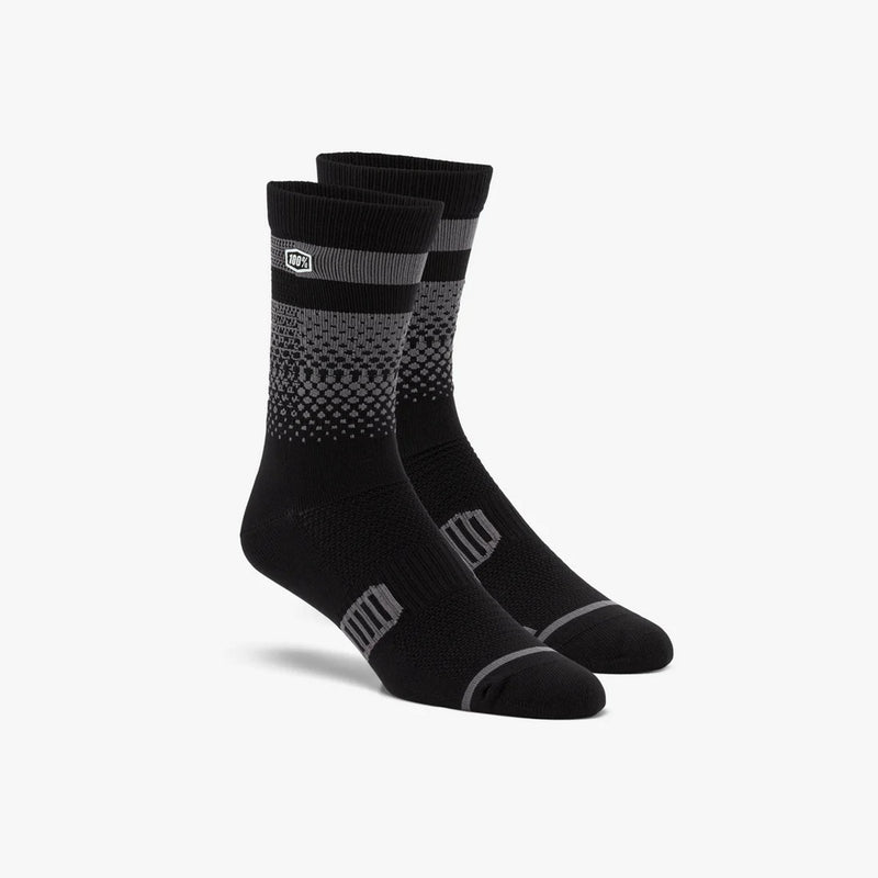 100% ADVOCATE Performance Socks Black/Charcoal