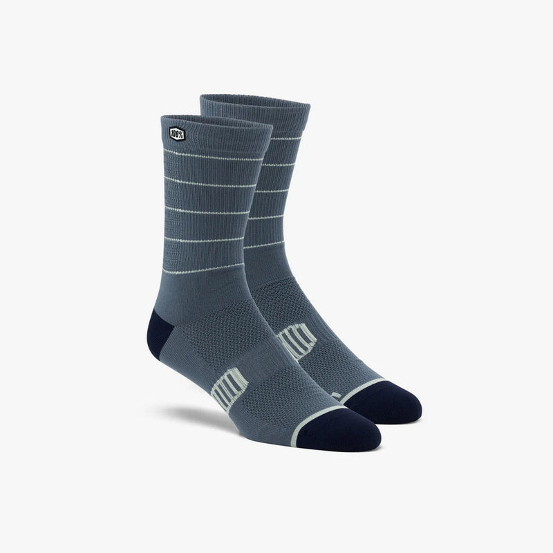 100% ADVOCATE Performance Socks Slate/Navy