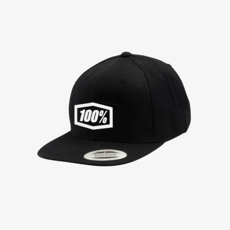 100% Essential Snapback Hat Black Youth