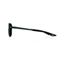 100% LEGERE TRAP Sunglasses Matte Gunmetal with Black Mirror Lens