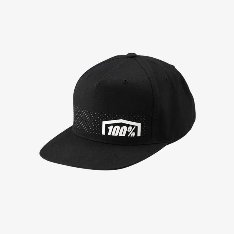 100% Nemisis Snapback Hat Black Youth