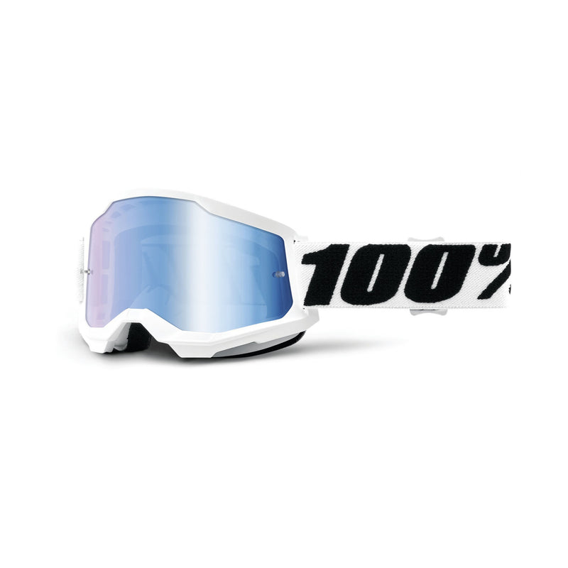 100% STRATA 2 Goggles Everest - Mirror Blue Lens
