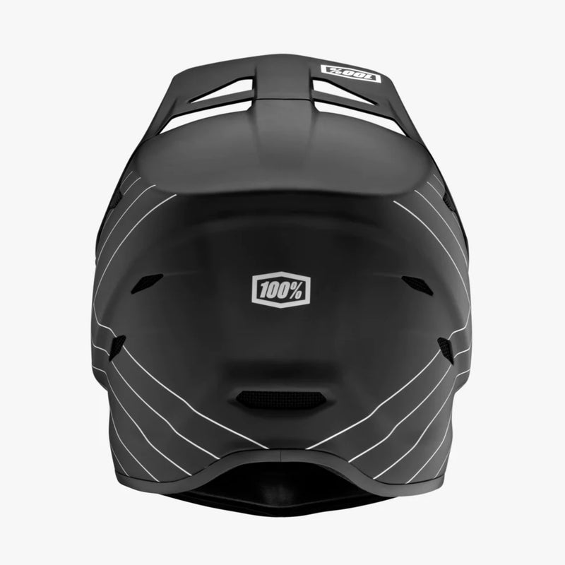 100% Status Youth Full Face Helmet Black