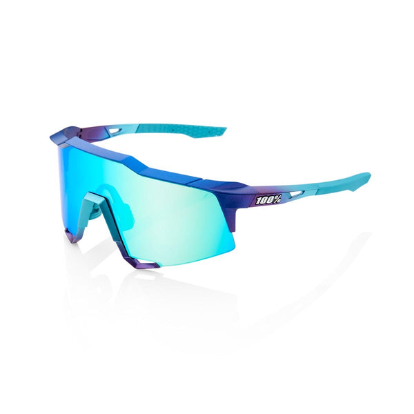 100% Speedcraft Sunglasses Metallic Blue Topaz