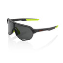 100% S2 Sunglasses Soft Tact Cool Grey with Smoke Lens