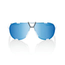100% Westcraft Sunglasses Soft Tact White with HiPER Blue Lens