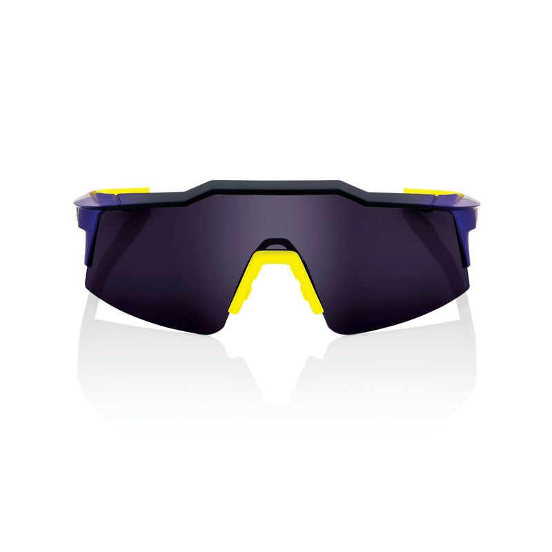 100% Speedcraft SL Sunglasses Matte Metallic Digital Brights with Smoke Lens