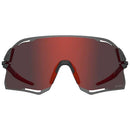Tifosi Rail Race Cycling Glasses Satin Vapor/Clarion Red/Clear Lens