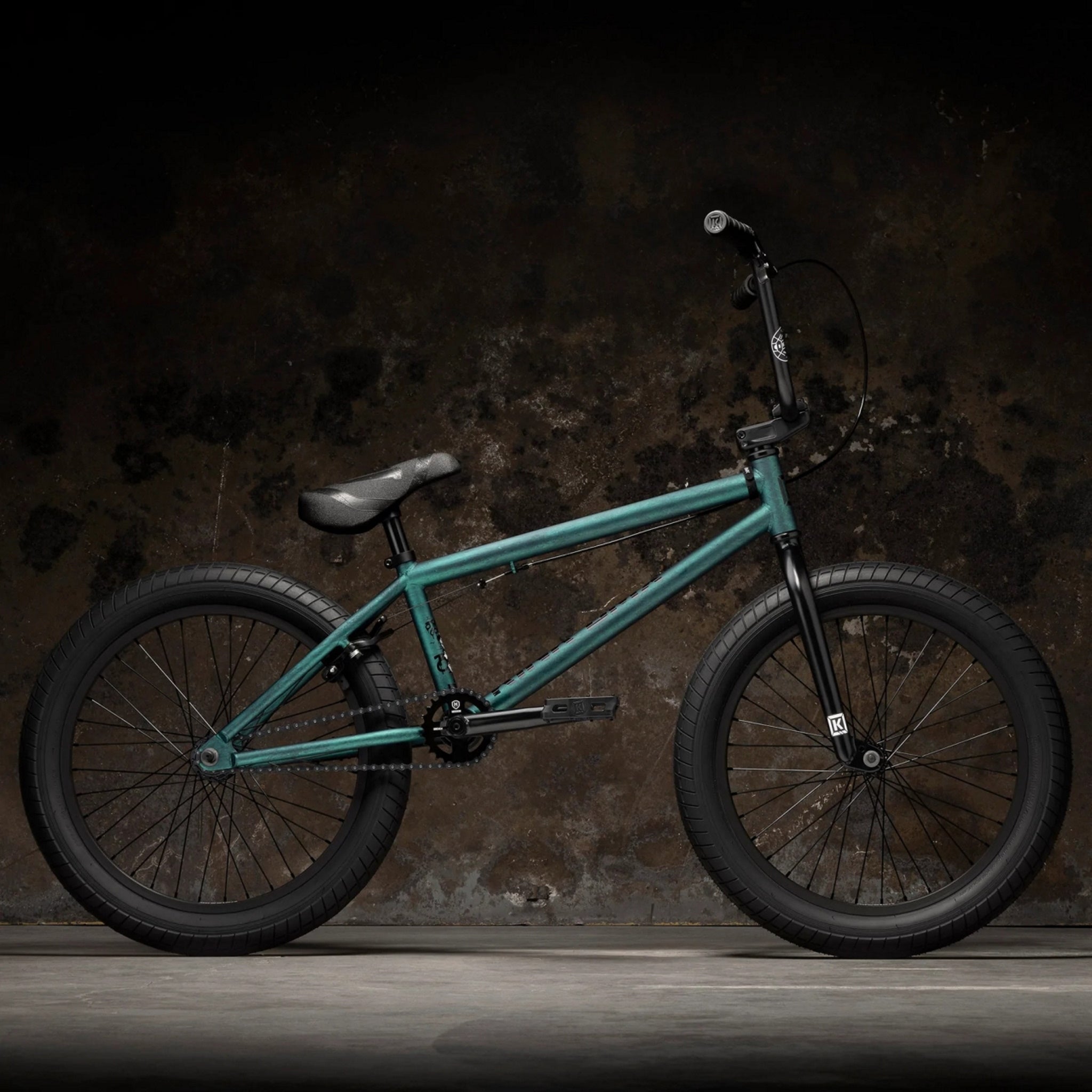 Kink Curb BMX Bike Matte Mica Green 99bikes .nz
