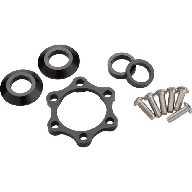 Problem Solvers Booster Conversion Kit Front - 15x100mm TA to 15x110mm "Boost" TA (6-Bolt Hub)