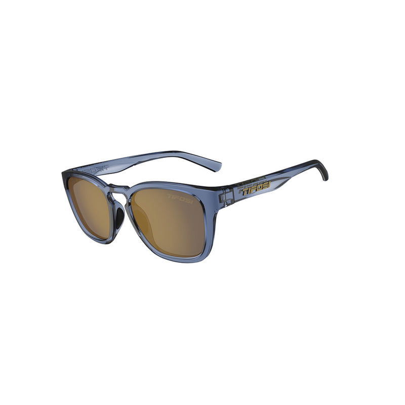 Tifosi Smirk Sunglasses Crystal Denim/Gold Mirror Lens
