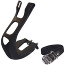 On Track MTB Toe Clip With Straps Black Plastic