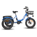 Wattwheels Trike XT Electric Cargo Trike 499Wh Battery Matte Blue