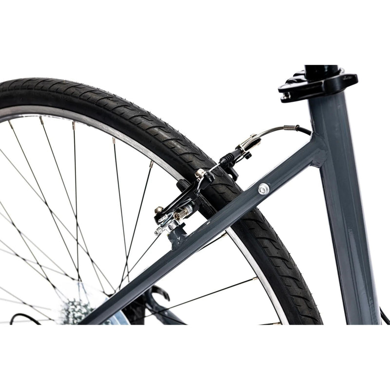 Merida Speeder 10-V W Womens Flat Bar Road Bike Glossy Grey/Black/Teal