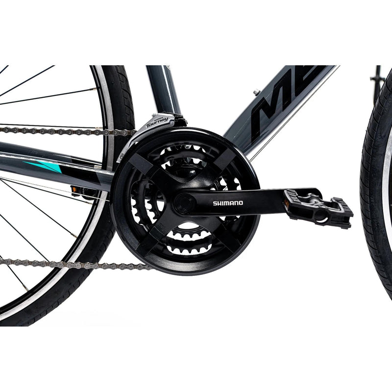 Merida Speeder 10-V W Womens Flat Bar Road Bike Glossy Grey/Black/Teal